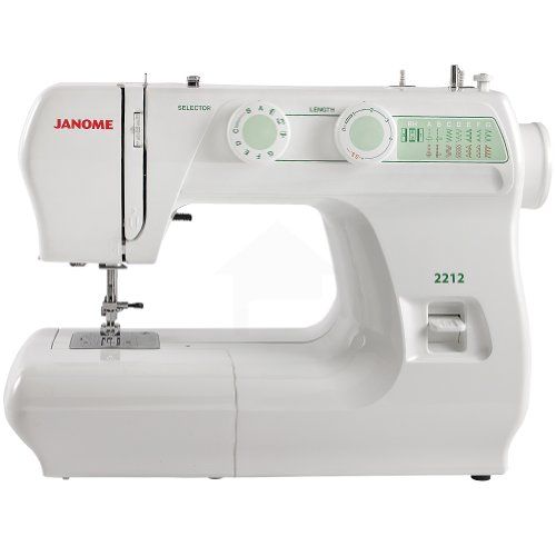 Janome 2212: Front-Loading Sewing Machine with 12 Built-In Stitches