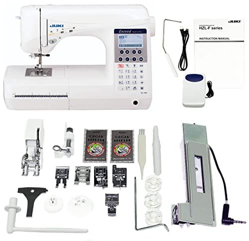 Juki HZL-F400 Exceed Series: Computer Sewing Quilting Machine, White