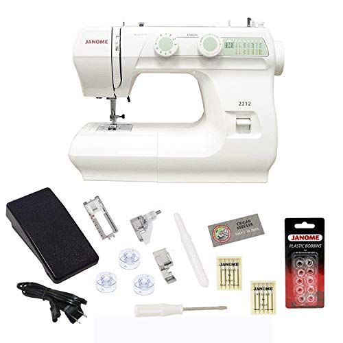 Janome 2212: Sewing Machine Includes Exclusive Bonus Bundle